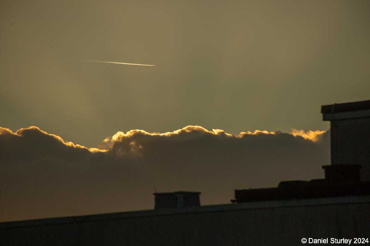 Birmingham, Sun Rays and Clouds - 18th February 2024