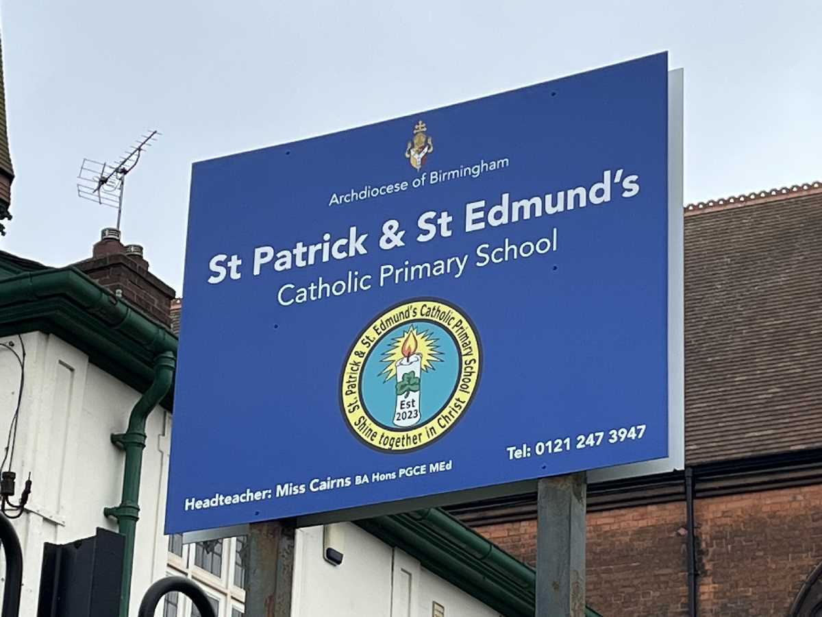 St Patrick & St Edmunds Catholic Primary School in Winson Green