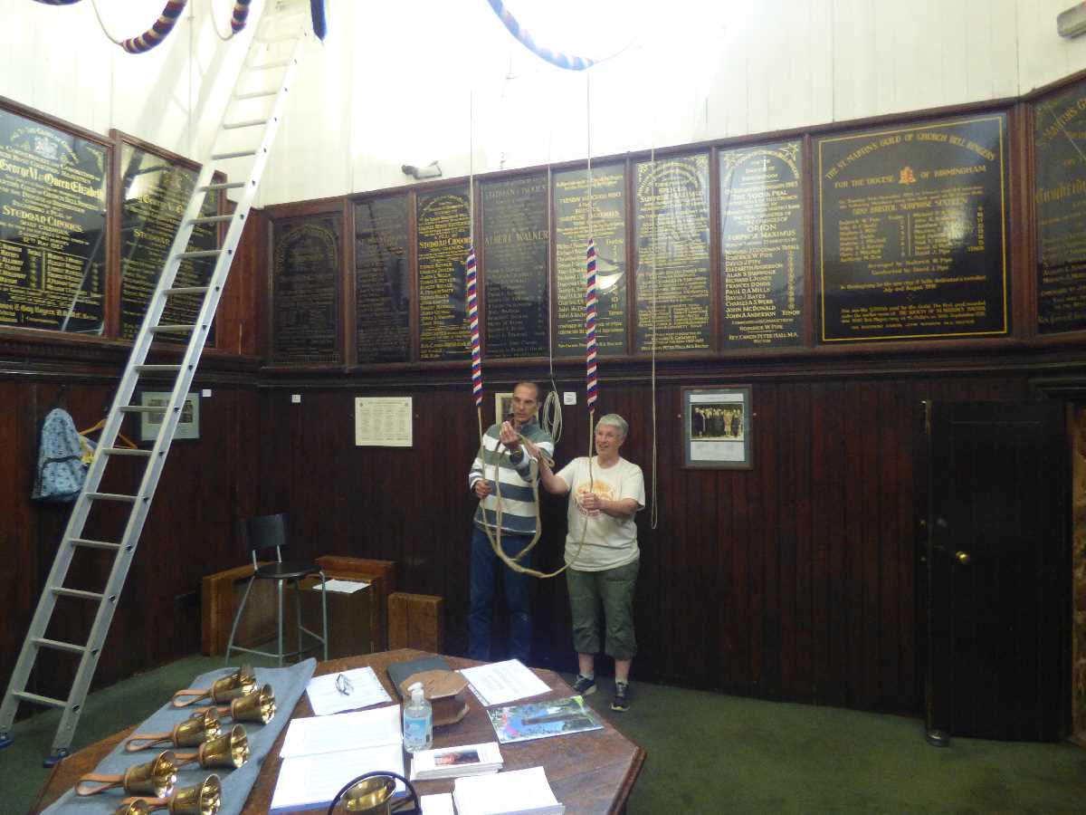 Bell Ringing Chamber at St Martin in the Bullring for Birmingham Heritage Week