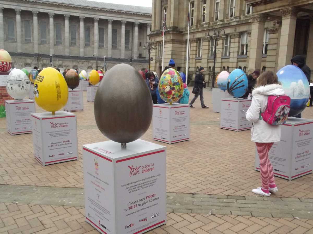 The Big Egg Hunt in Victoria Square, February 2013