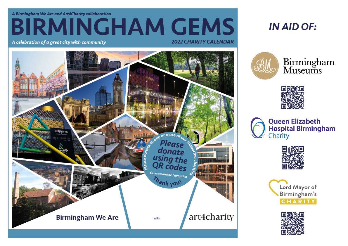 Birmingham Gems 2022 Charity Calendar - A3 Download and Printable Version