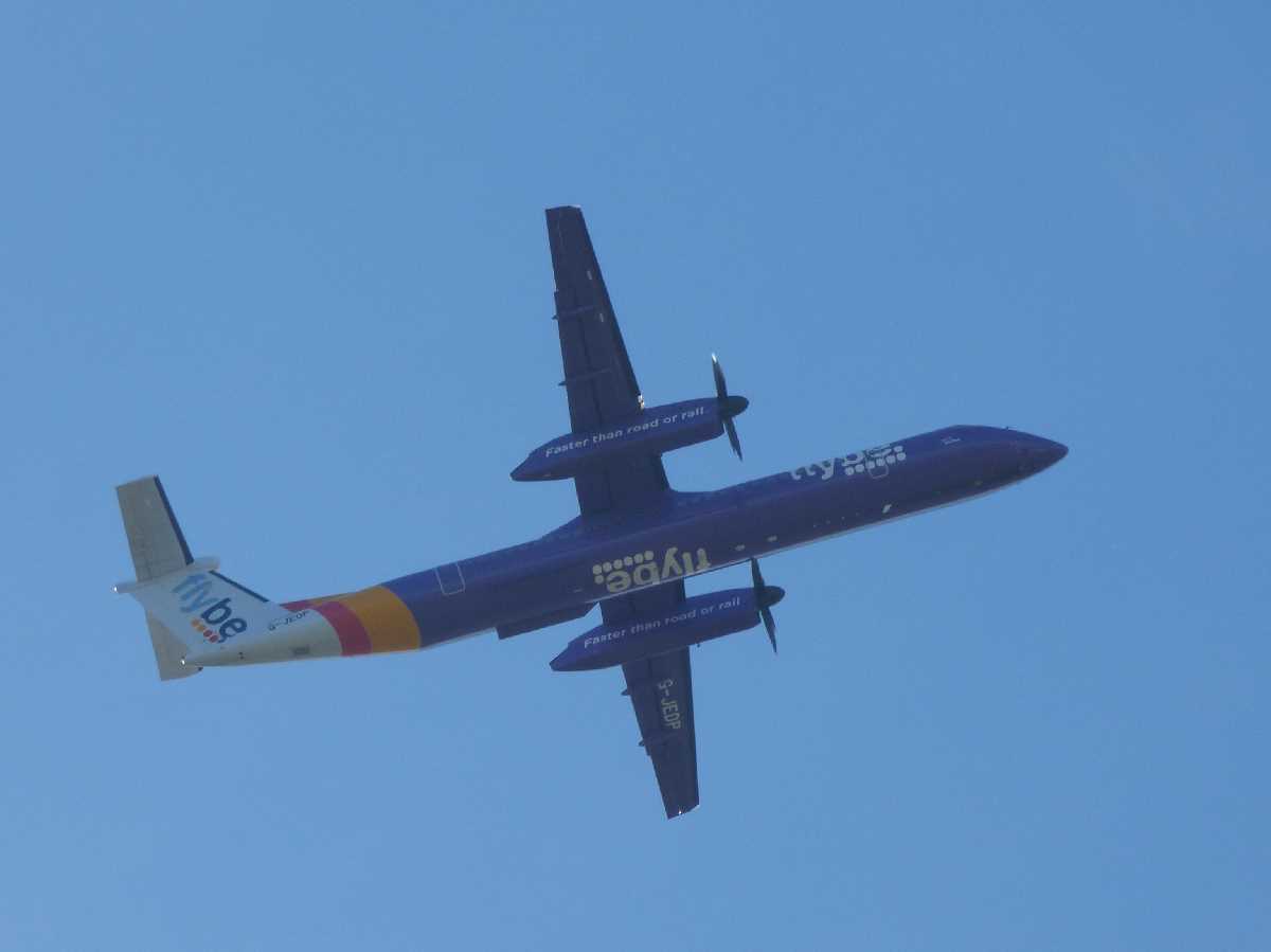 Flybe Bombardier Dash 8 Q400: The fastest way from A to Flybe - Faster than Road or Rail