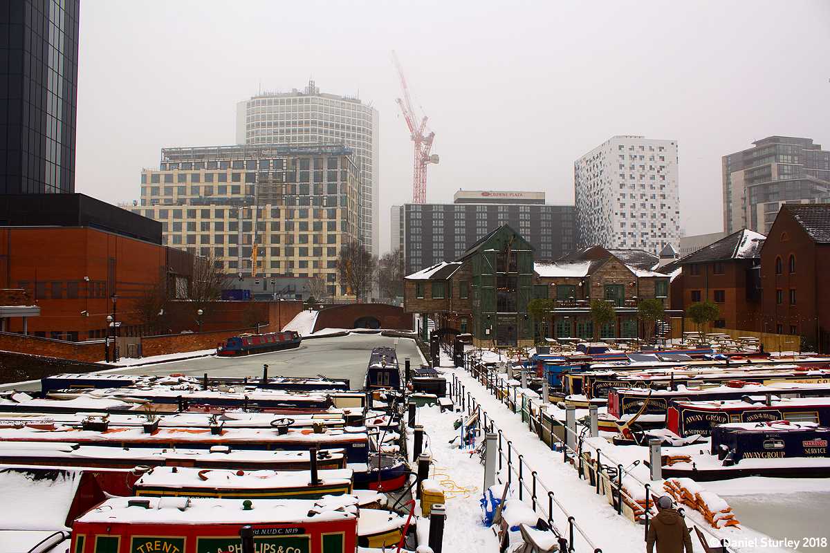 Gas Street Basin in the Snow