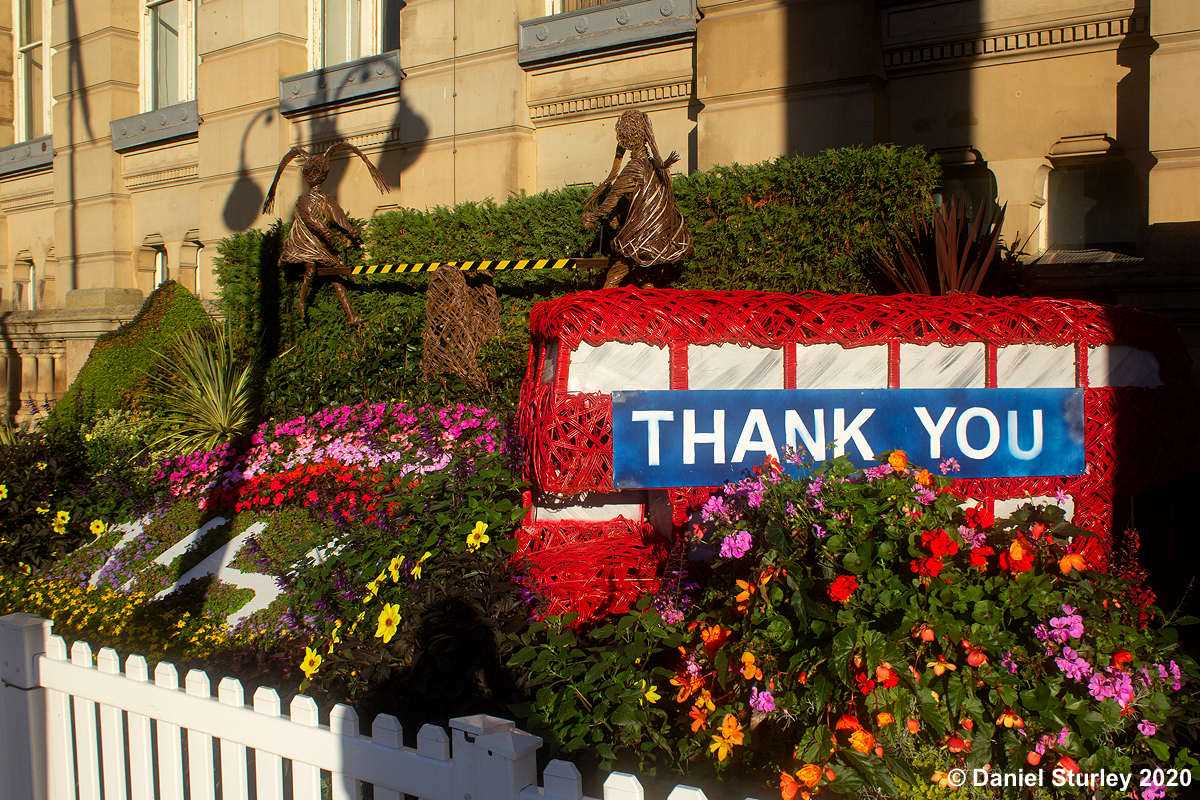 Birmingham, the 2020 Entry for the Chelsea Flower Show in Victoria Square - 5th September 2020 