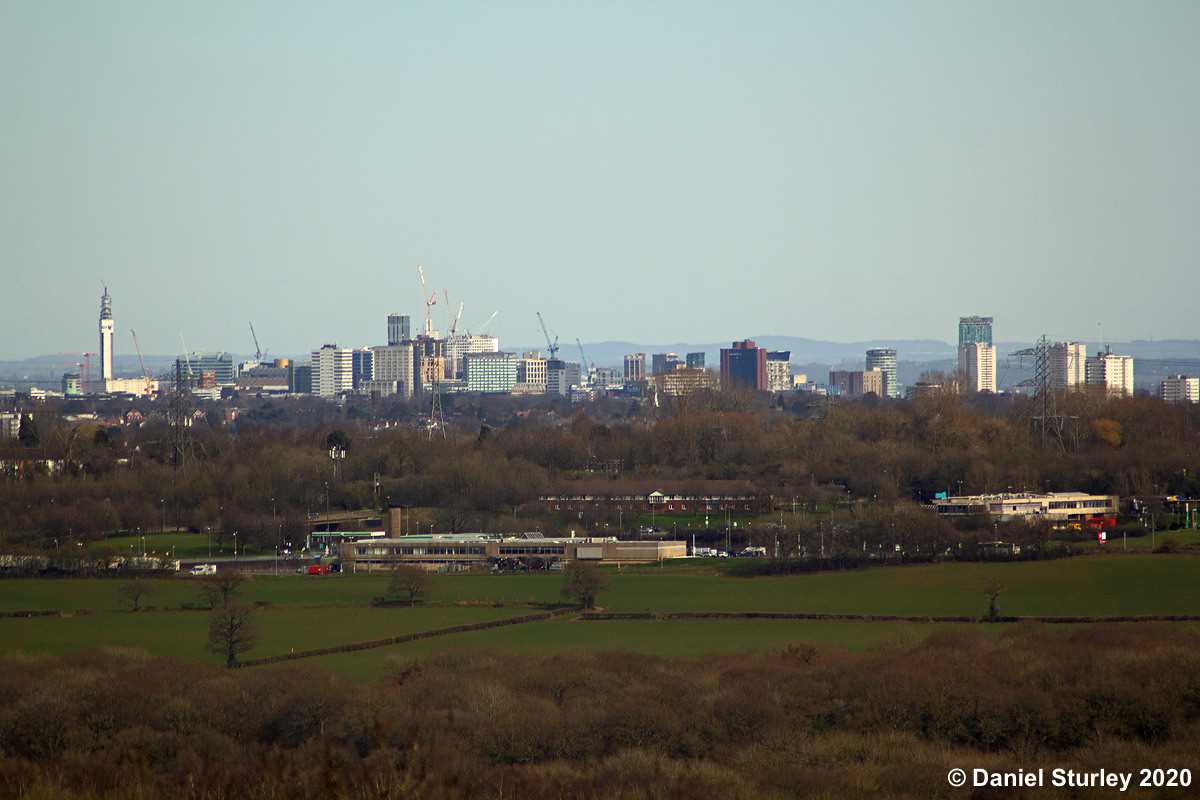 A Trifecta of Skyline Photos from Clent, Romsley and Frankley (March 2020)