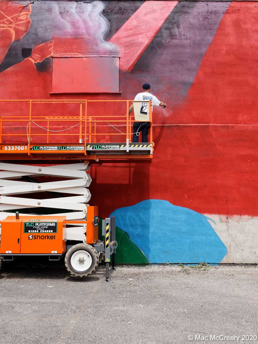 Covid-19 Mural Production with Gent48 - 26th May 2020