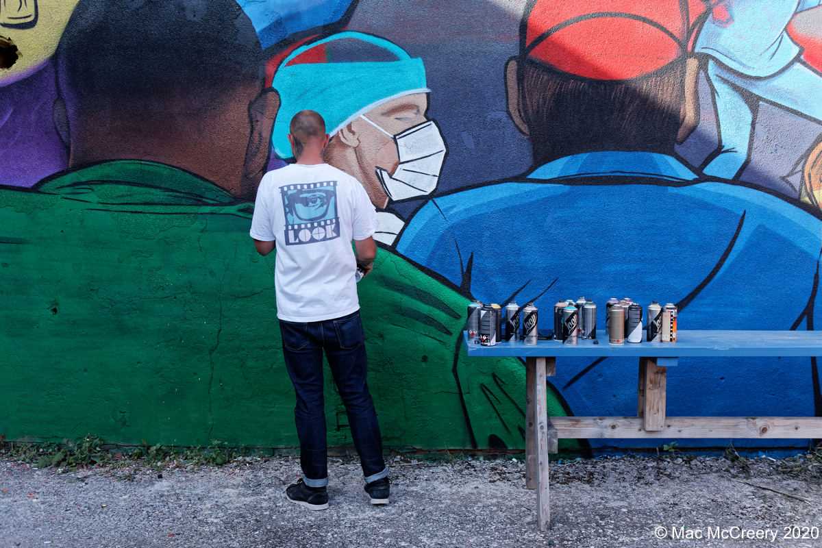Covid-19 Mural Production with Gent48 - 26th May 2020