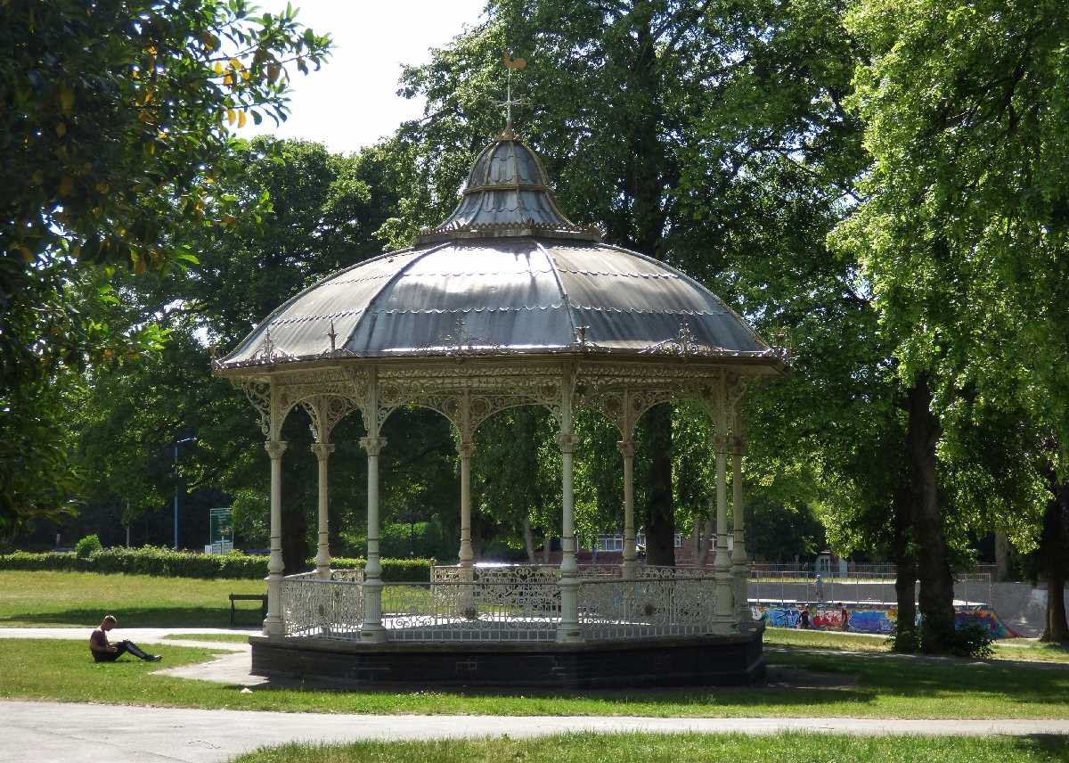 The Bandstand and Drinking Fountains at Lightwoods Park