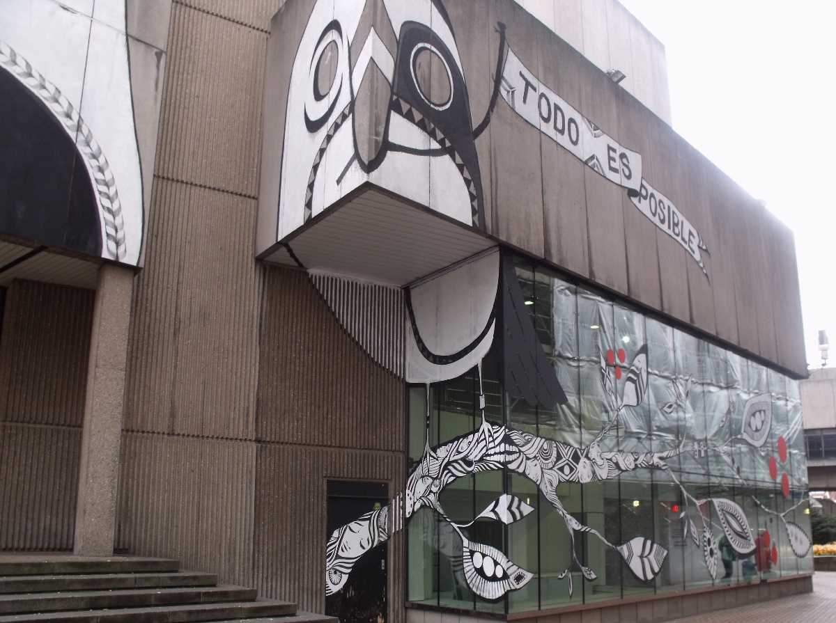 Todo es Posible by Lucy McLauchlan aka Beat 13 around Birmingham Central Library (2010-16)