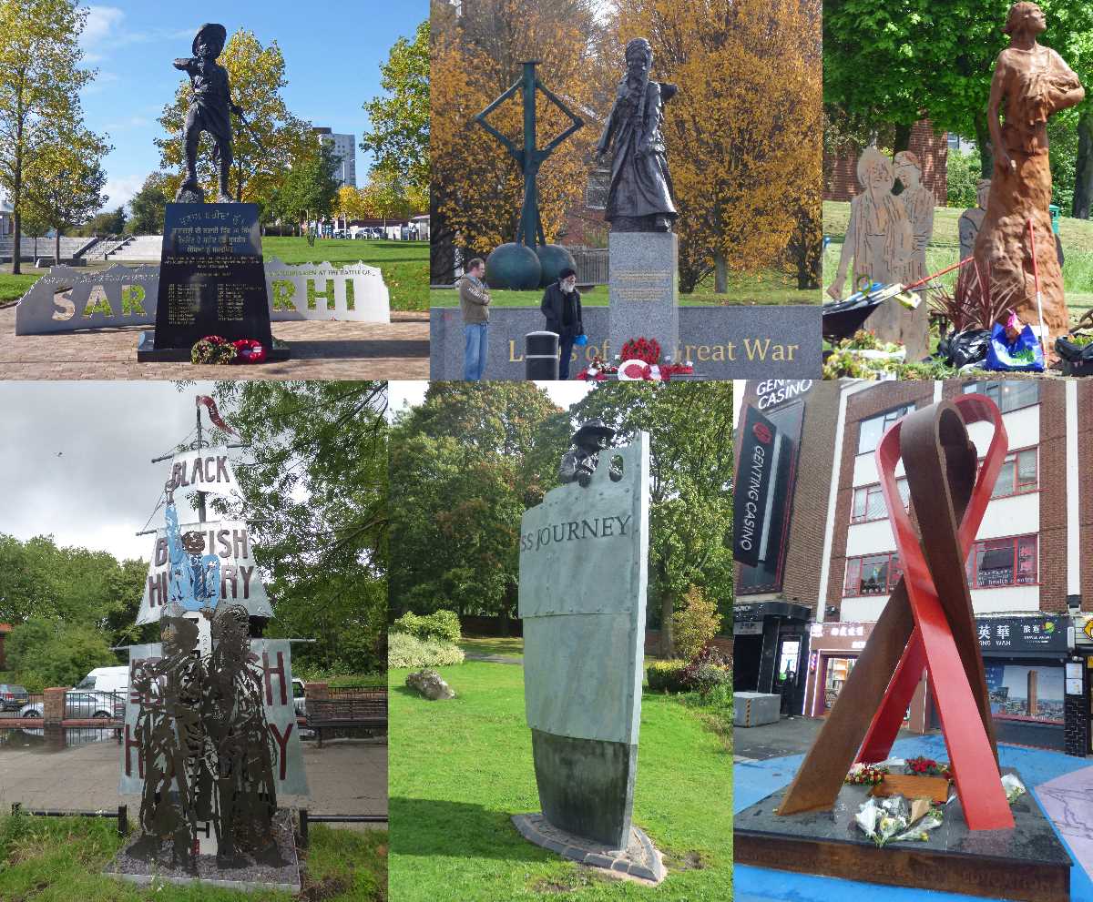 Luke Perry`s public art sculptures across the West Midlands