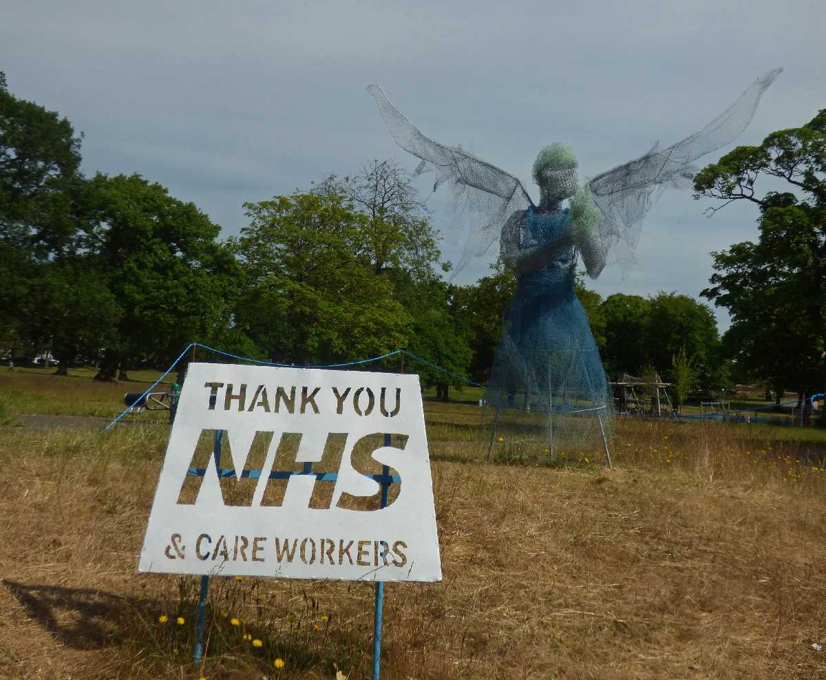 NHS Angel by Luke Perry at Lightwoods Park
