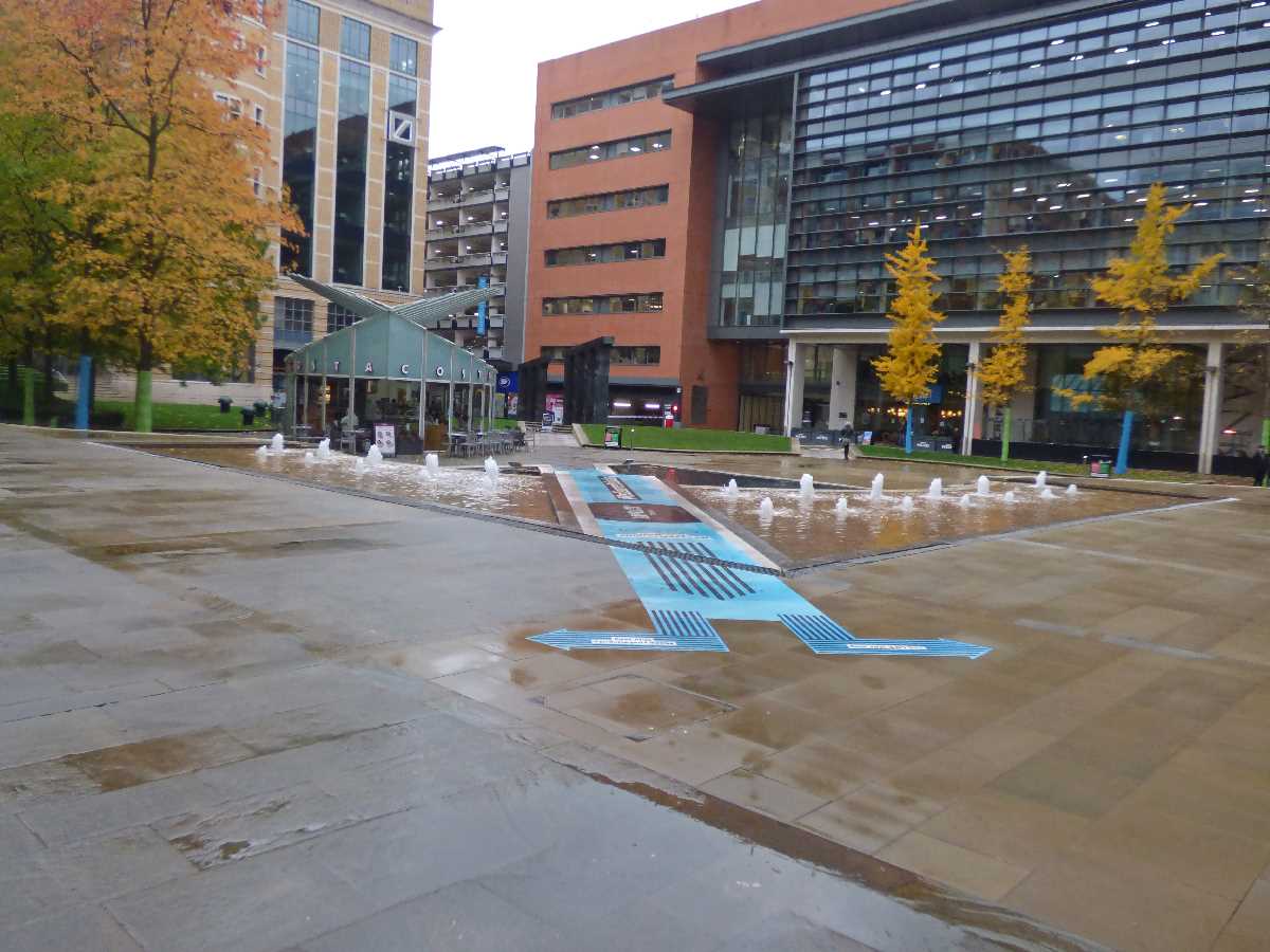 Rediscover Brindleyplace from The Water`s Edge to Central Square