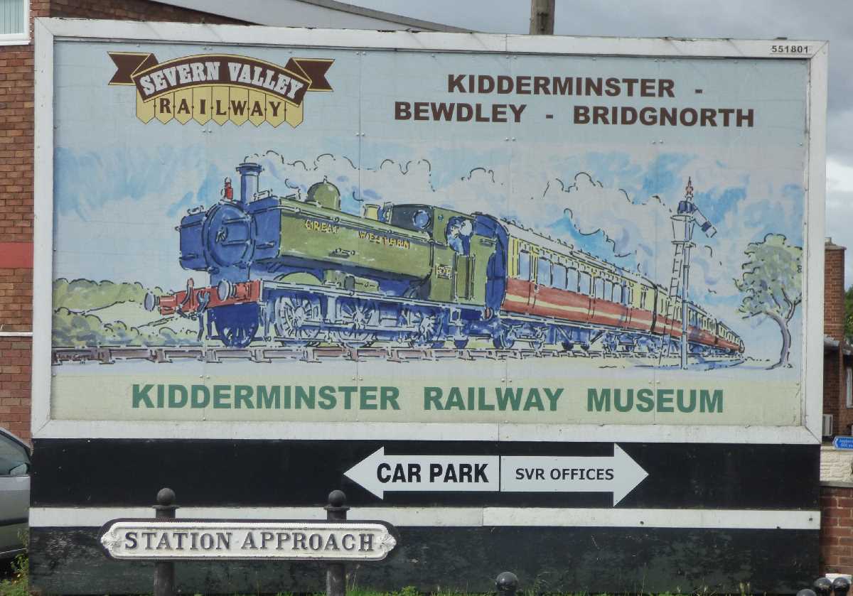 Severn Valley Railway over the years: from Kidderminster Town to Bridgnorth