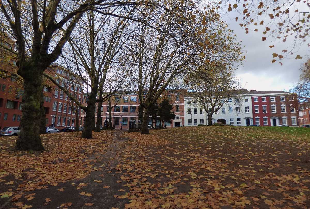 The only complete Georgian Square left in Birmingham is at St Paul`s Square