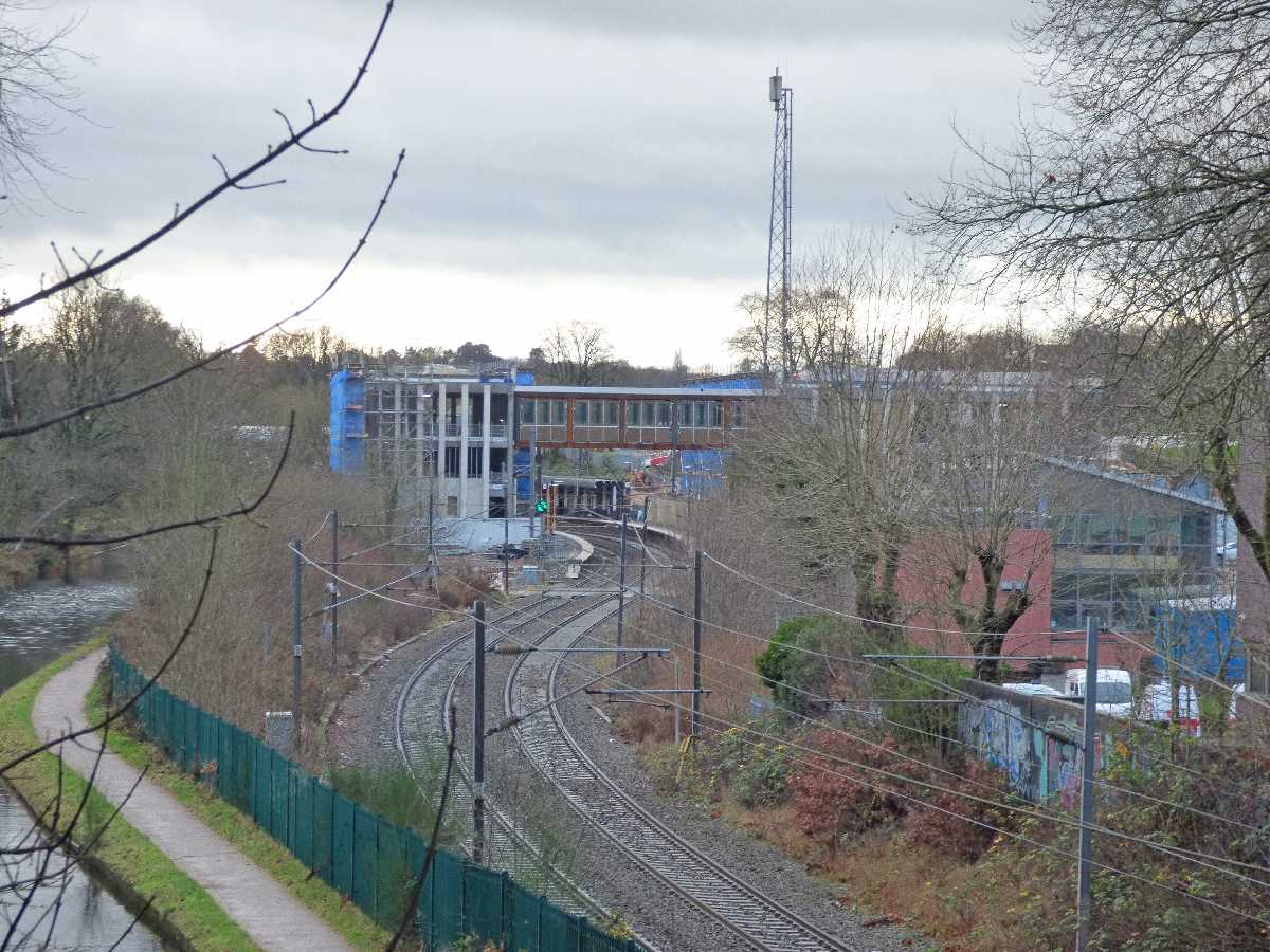 The rebuilding of University Station - progress from May to December 2021