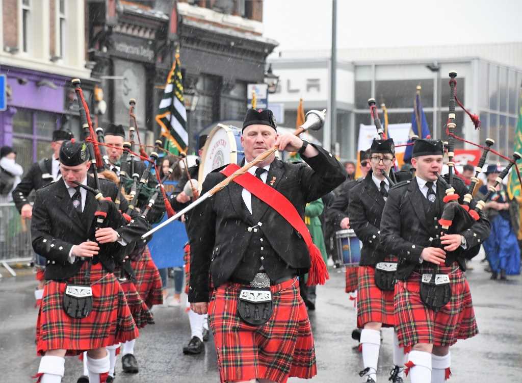 St Patrick`s parade & celebrations in Birmingham