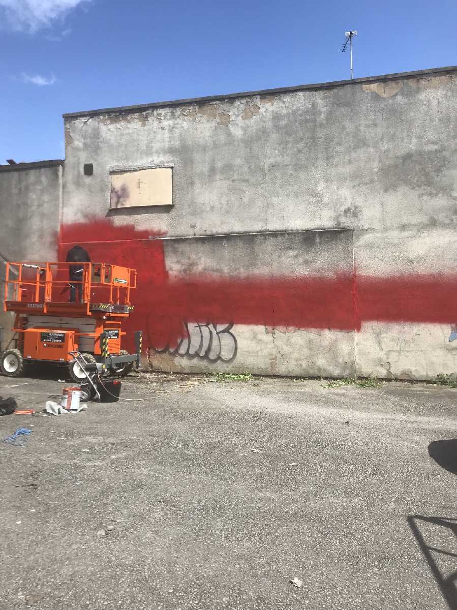 Covid-19 mural from Gent48
